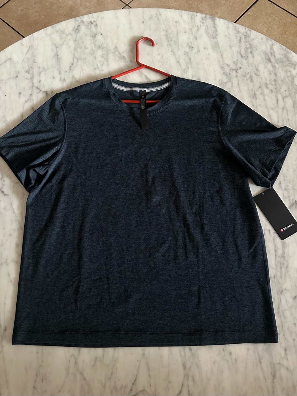 Lululemon Soft Jersey Short Sleeve Shirt Men’s XXL Blue Athletic Tee NWT